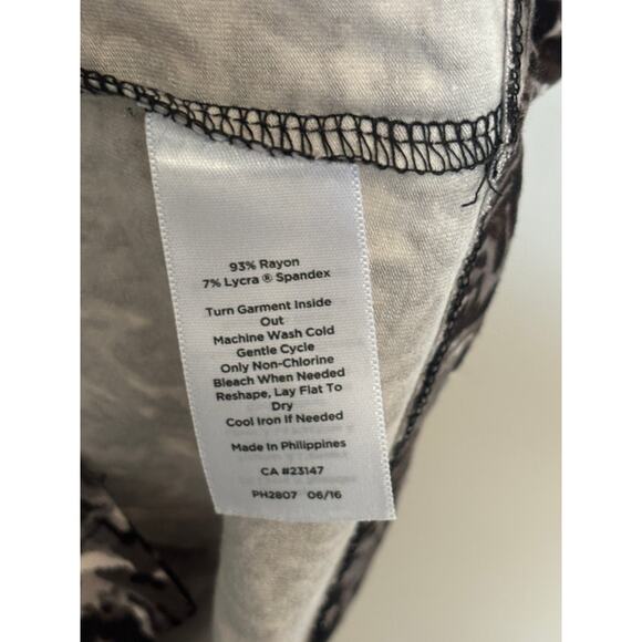 Talbots Dress Womens Medium Floral Print Faux Wrap Stretch Knit Career Office - Picture 4 of 5